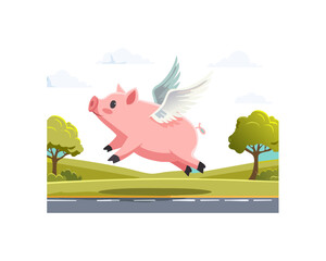 Flying pig