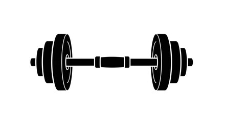 Weightlifting equipment illustration showcasing strength and exercise potential