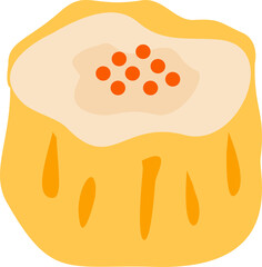 Chinese Dim Sum Food illustration