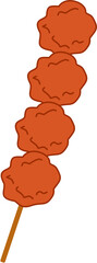 Kwek-Kwek Filipino Street Food, Kwek-Kwek On Sticks