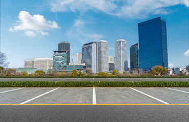 city building skyline landscape blue sky cityscape street travel
