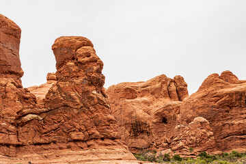 Fototapeta premium Face Rock at Arches National Park.