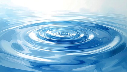 Abstract water ripples