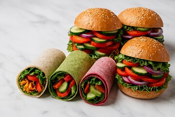 Vibrant, fresh meal display perfect for dietitian websites and meal prep content.