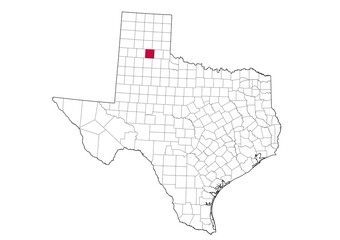 Location Of Briscoe County in Texas Map, USA