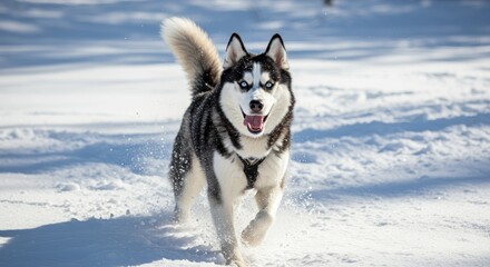 Naklejka premium Cute dog portrait with natural light, showing loyalty and friendship, perfect for pet lovers, advertising, and lifestyle concepts.