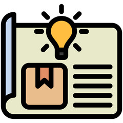 Vision Icon, Mini Illustration Relate To Capital Market, Market Research. Use For Modern Concept, Ui, Ux Web And App Development.