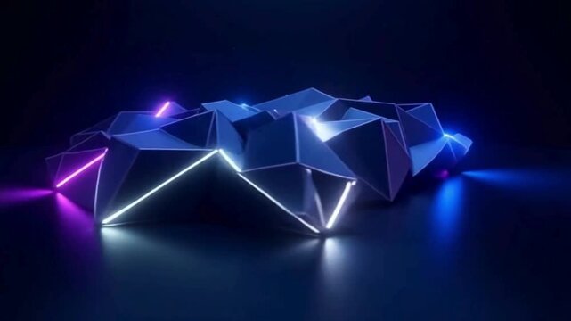 abstract blue background with stars