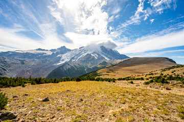 Mount Rainier National Park on the Sunrise side of the park in the fall of 2025