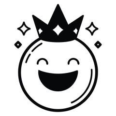 pastel white icon bouncing emoji gold shining crow (1).eps