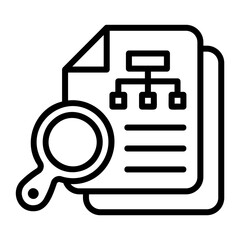 evaluation Line Icon