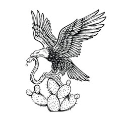 Mexican Eagle Emblem Symbol of National Pride