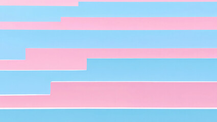 Obraz premium Abstract geometric pastel stripes create a soothing and modern background design with soft color gradients