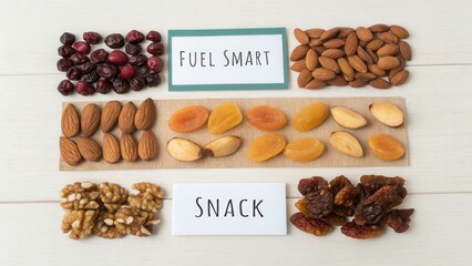 Obraz premium Smart Snacking: Healthy Fuel for the Body