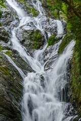 百間滝の上部（愛知県新城市）