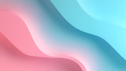 Dynamic Abstract Flowing Waves Gradient Background in Teal, Cyan, and Magenta Hues