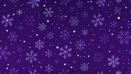 Purple snowflake pattern on a gradient background