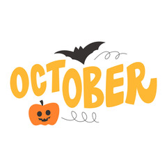 Halloween theme party days  in mouth October