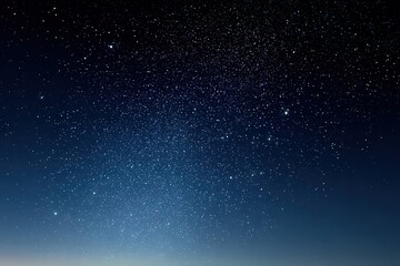 Obraz premium Night Sky With Sparkling Stars And Gradient Colors