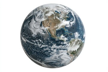 Detailed Global Earth Satellite Image