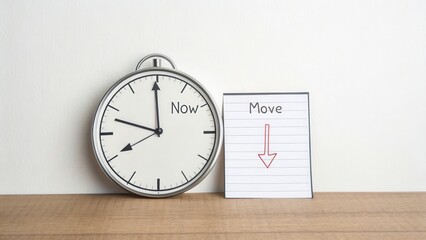 Time to Move: Clock and Arrow Concept