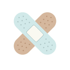 絆創膏のイラスト素材