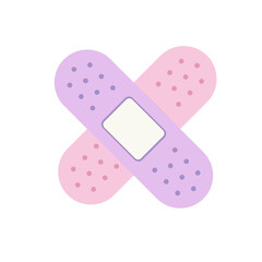 絆創膏のイラスト素材