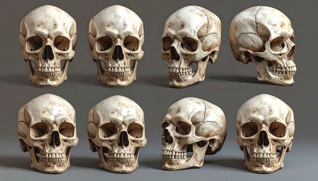Realistic skull variations