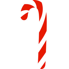 Christmas Candy Cane Clipart, Xmas Treat Illustration 