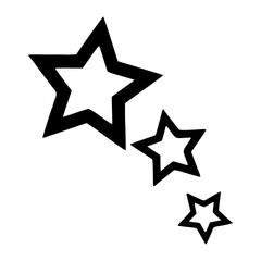 black and white star cluster illustration
