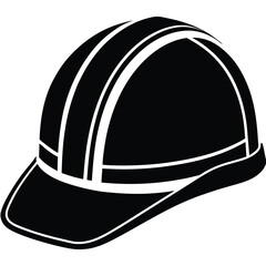 yellow hard hat safety helmet vector illustration  (1).eps