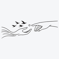 Obraz premium The Bird That Carries Stories