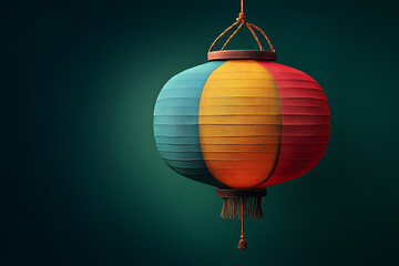 Obraz premium Exquisite Handmade Lanterns: A Celebration of Asian Cultural Heritage with Glowing Rustic Charm for Chinese New Year Festivities - Colorful Decorative Ornaments Infusing Warm Illumination 