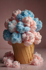 Fluffy Spun Sugar Candy