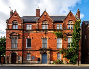Fototapeta premium Historic red brick building