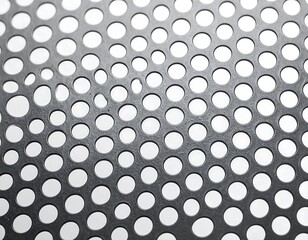 Perforated metal surface