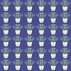 seamless pattern with flowers