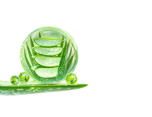 aloe vera serum concept