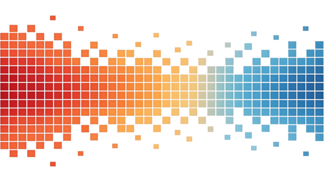 Abstract Pixel Gradient Background with Warm and Cool Colors Transitioning Seamlessly Across the Frame Design Element