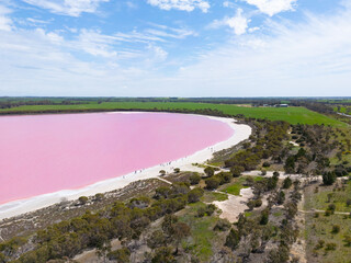 Pink Lake Dimboola in Australia