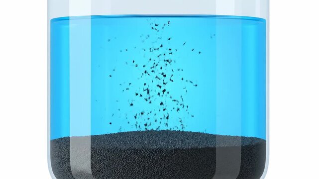 Carbon Nanotubes Dispersion in Blue Liquid