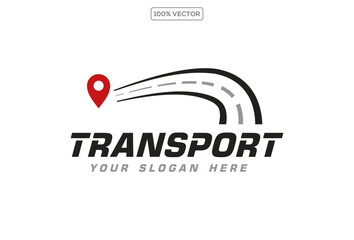 Professional Transport Vector Symbol Logo Design Illustration