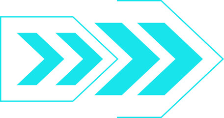 Futuristic Arrow Icon