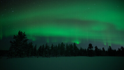 Aurora Borealis in Northern Finland 