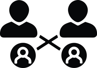 share with friends vector icon