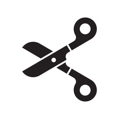 Scissors icon vector design templates simple and modern concept, isolated on white background