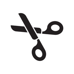 Scissors icon vector design templates simple and modern concept, isolated on white background