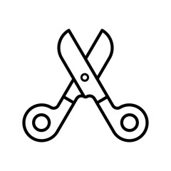Scissors icon vector design templates simple and modern concept, isolated on white background