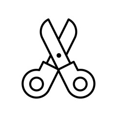 Scissors icon vector design templates simple and modern concept, isolated on white background