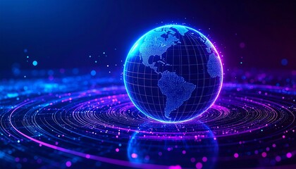 Global Digital Network Visualization.